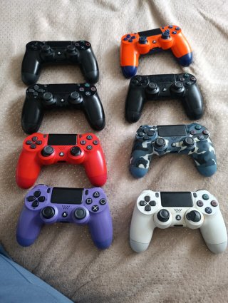 Lote 8 Mandos PS4 para piezas