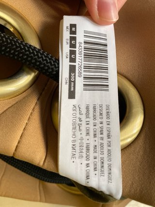 Bolso Adolfo Dominguez marrón y dorado