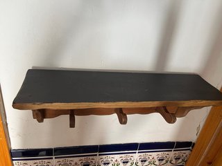 Perchero de madera rústico