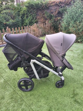 Silla de paseo Maxi-Cosi lila+duo kit asientos ind