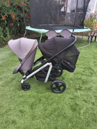 Silla de paseo Maxi-Cosi lila+duo kit asientos ind