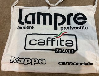 Gorra ciclismo Lampre y bolsa