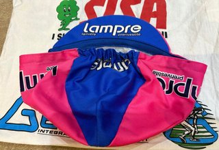 Gorra ciclismo Lampre y bolsa