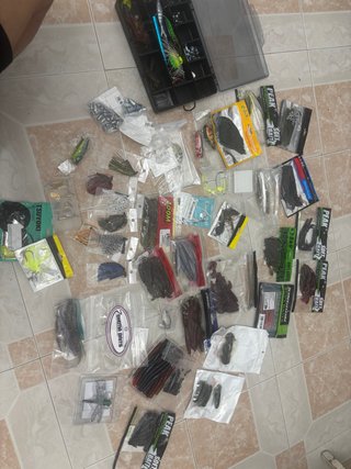 Lote señuelos pesca black bass