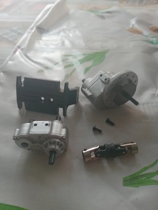 Caja de cambios metálica para Crawler 1/10