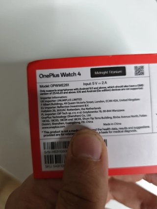 OnePlus Watch 4 Negro