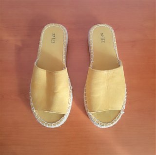 Alpargatas amarillas Talla 37