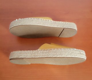 Alpargatas amarillas Talla 37