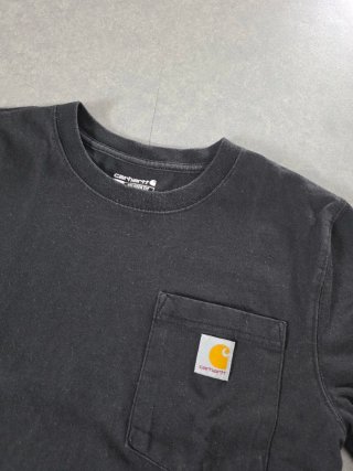 T-shirt Carhartt Nera Taschino Taglia S