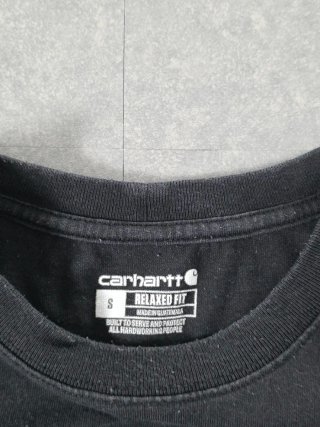 T-shirt Carhartt Nera Taschino Taglia S