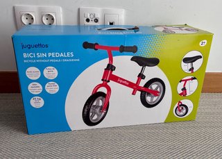 Bici senza pedali Juguettos rossa nuova senza uso