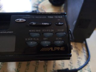 Radio Coche Alpine CD Shuttle CHM-5520