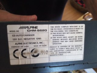 Radio Coche Alpine CD Shuttle CHM-5520
