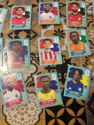 Cartas Panini Mundial Colección