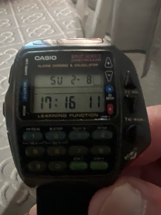 Reloj Casio Calculadora Negro