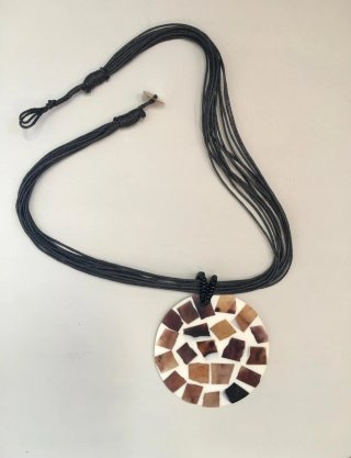 Pack 3 collares étnicos nácar, semillas y cristal