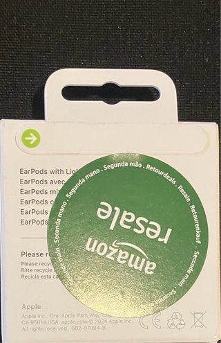 Cuffie EarPods Apple Lightning Bianco