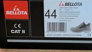 Zapatos Seguridad Bellota Talla 44 Cat-II