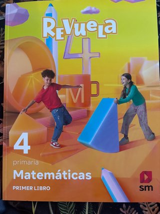 Revuela Matematicas 4 primaria primer libro. Nuevo