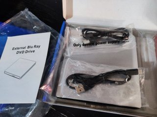 Lector/Grabador Blu-ray USB 3.0 + 2 Discos