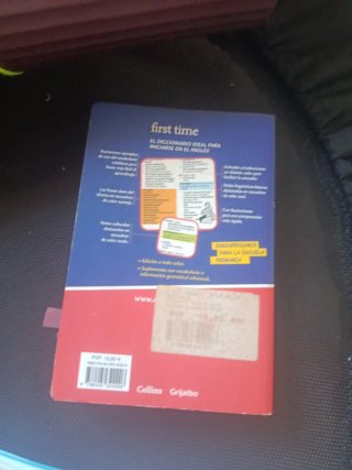 Diccionario de ingles español Collins.
