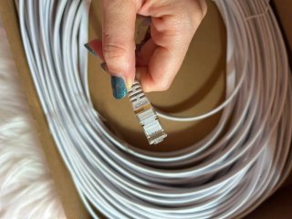 Cable Ethernet 30M 40Gbps LAN Alta Velocidad