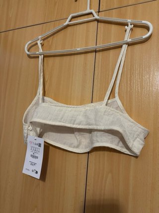 Top Pull&Bear Lino Blanco Nuevo