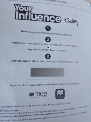 Libro inglés Your Influence B1+