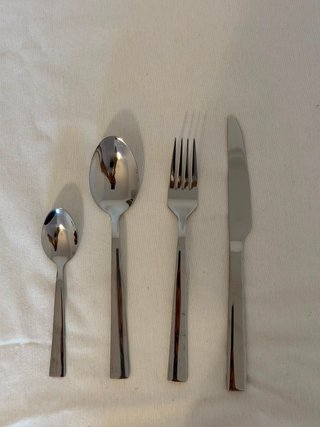 Set 30 cubiertos acero inoxidable