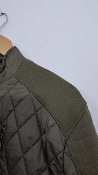Chaqueta Militar Zara Man Acolchada Rombos