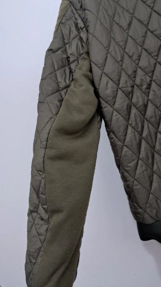 Chaqueta Militar Zara Man Acolchada Rombos