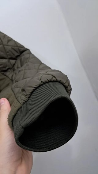 Chaqueta Militar Zara Man Acolchada Rombos