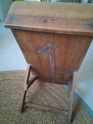 Tabla de lavar madera antigua