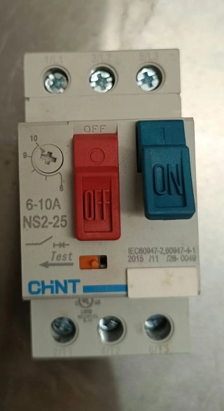 Guardamotor Chint NS2-25 6-10A
