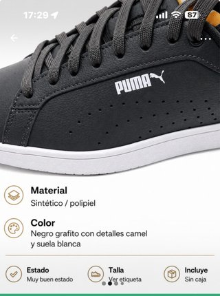 Puma Smash 3.0 Gris Marengo Talla 43