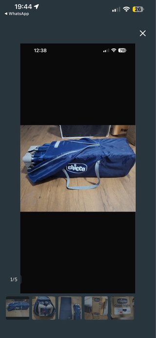 Cuna de viaje Chicco plegable