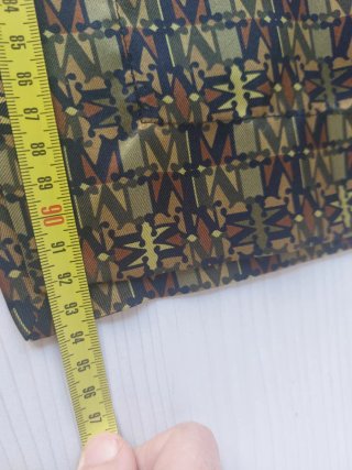 Pantaloni in seta multicolore