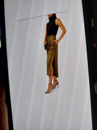 Pantaloni in seta multicolore