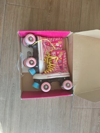 Patines 4 ruedas rosas