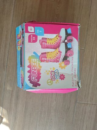 Patines 4 ruedas rosas