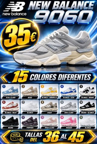 New Balance 9060 Azul Blanco