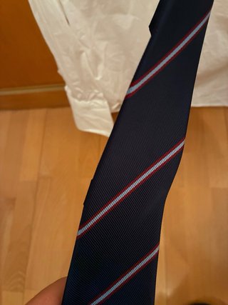 Corbata Alvaro Moreno Rayas Azul y Rojo