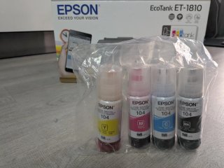 Tintas originales y precintadas Epson EcoTank 104