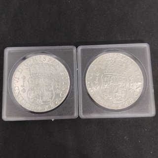 16 REALES AÑO 1753 2 MONEDAS 26.16 y 26.14 gr