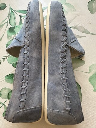 Mocasines azul de mujer