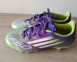 Botas de fútbol niño Adidas Morado