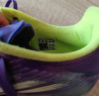 Botas de fútbol niño Adidas Morado