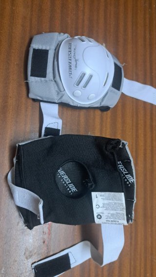 Equipo Protección Powerslide Muñequeras Coderas Ro