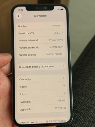 iPhone 12 Pro 128GB Gris/Plata