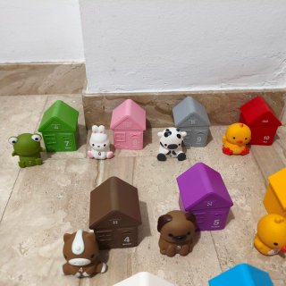 Juguete Montessori Granja Animales y Casitas